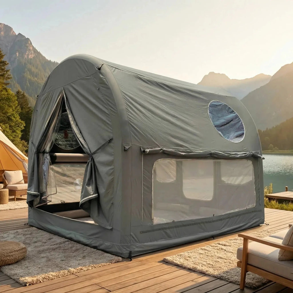 4-6 Person Glamping Dome Air Tent, Inflatable Cabin Tent for Camping